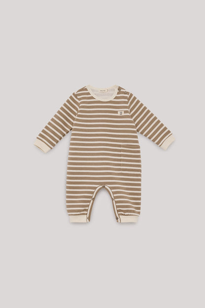 Baby Boy Beige Overall - BgStore