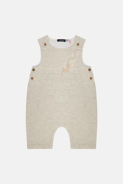 Baby Boy Beige Overall - BgStore