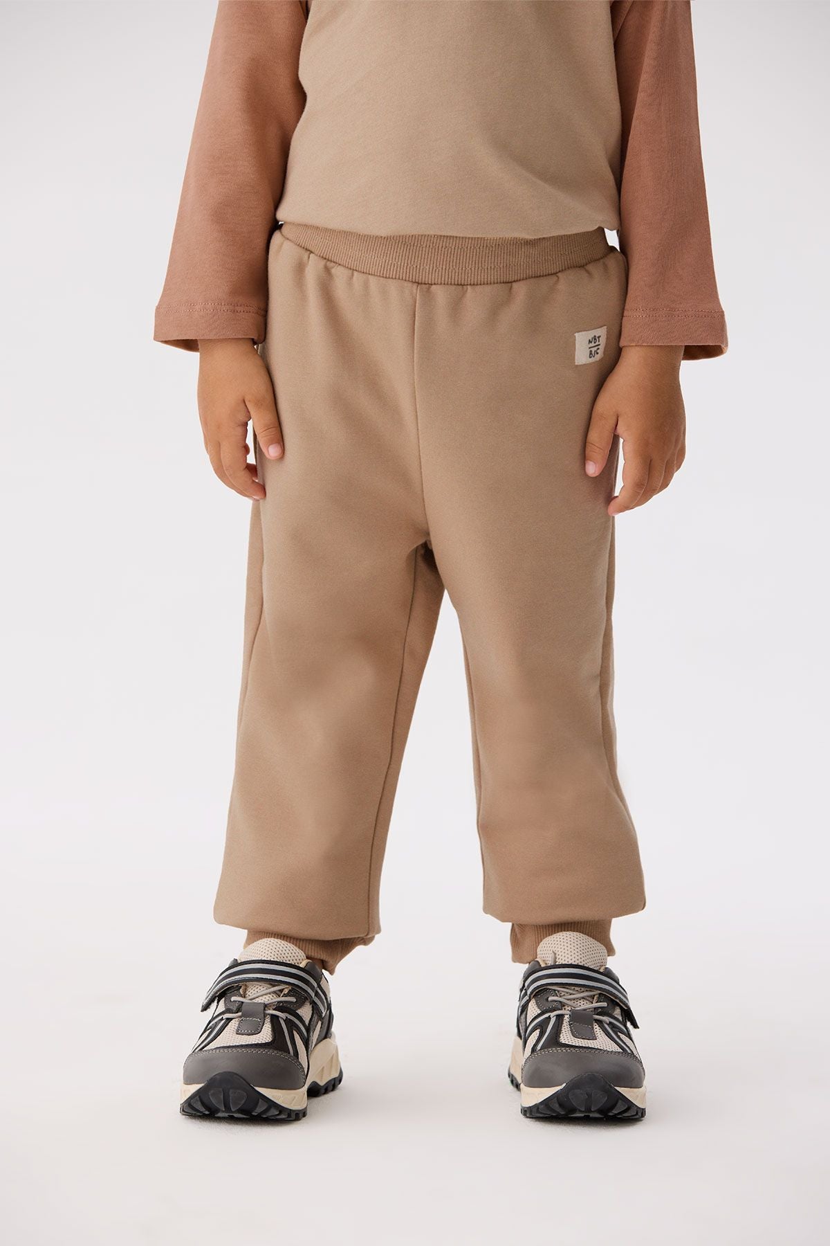 Baby Boy Beige Tracksuit Bottom - BgStore