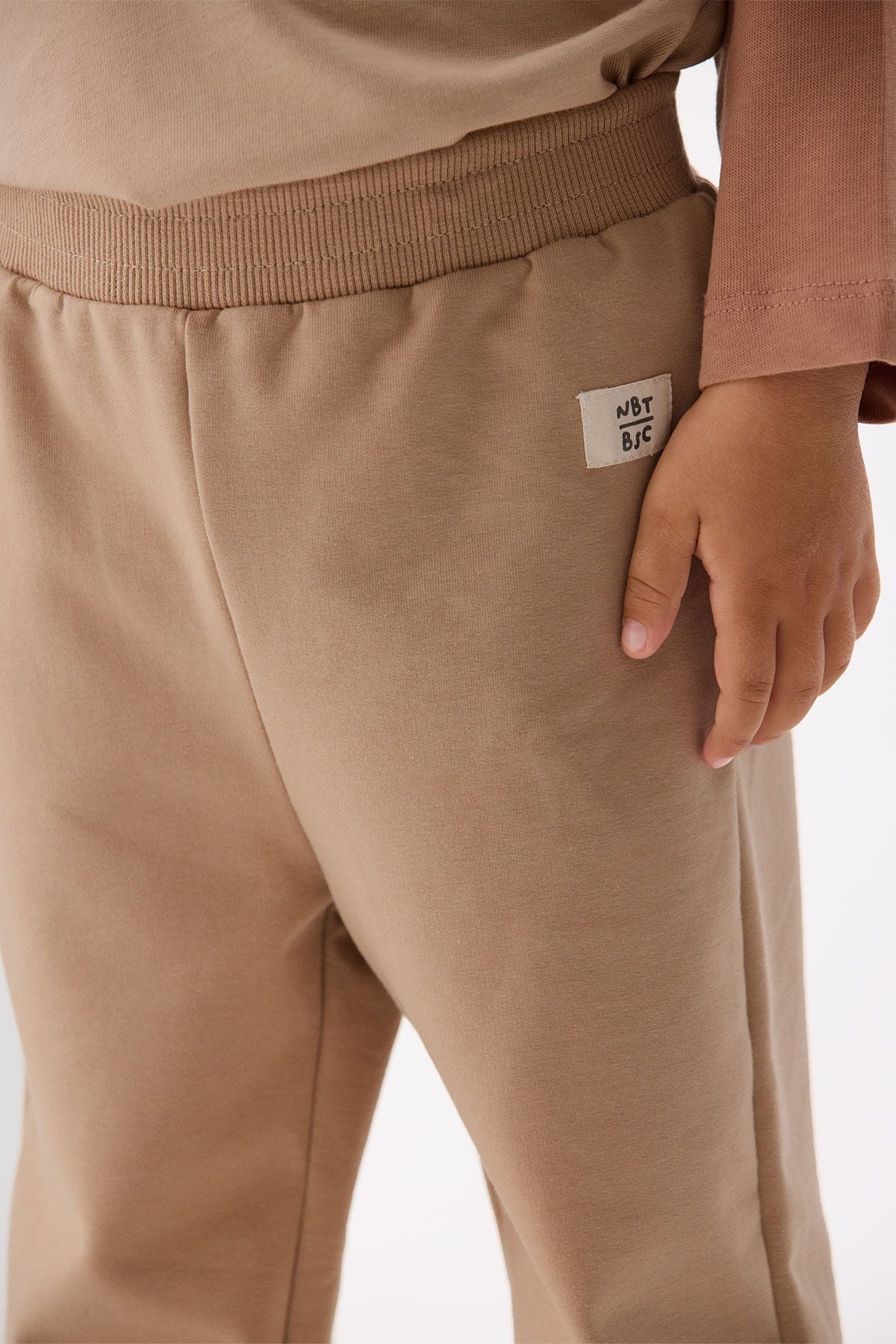 Baby Boy Beige Tracksuit Bottom - BgStore