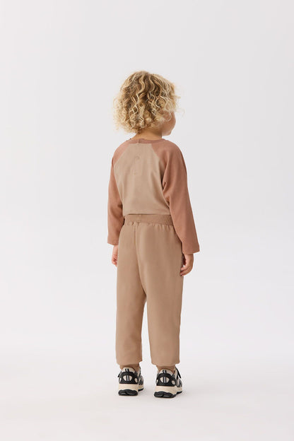 Baby Boy Beige Tracksuit Bottom - BgStore