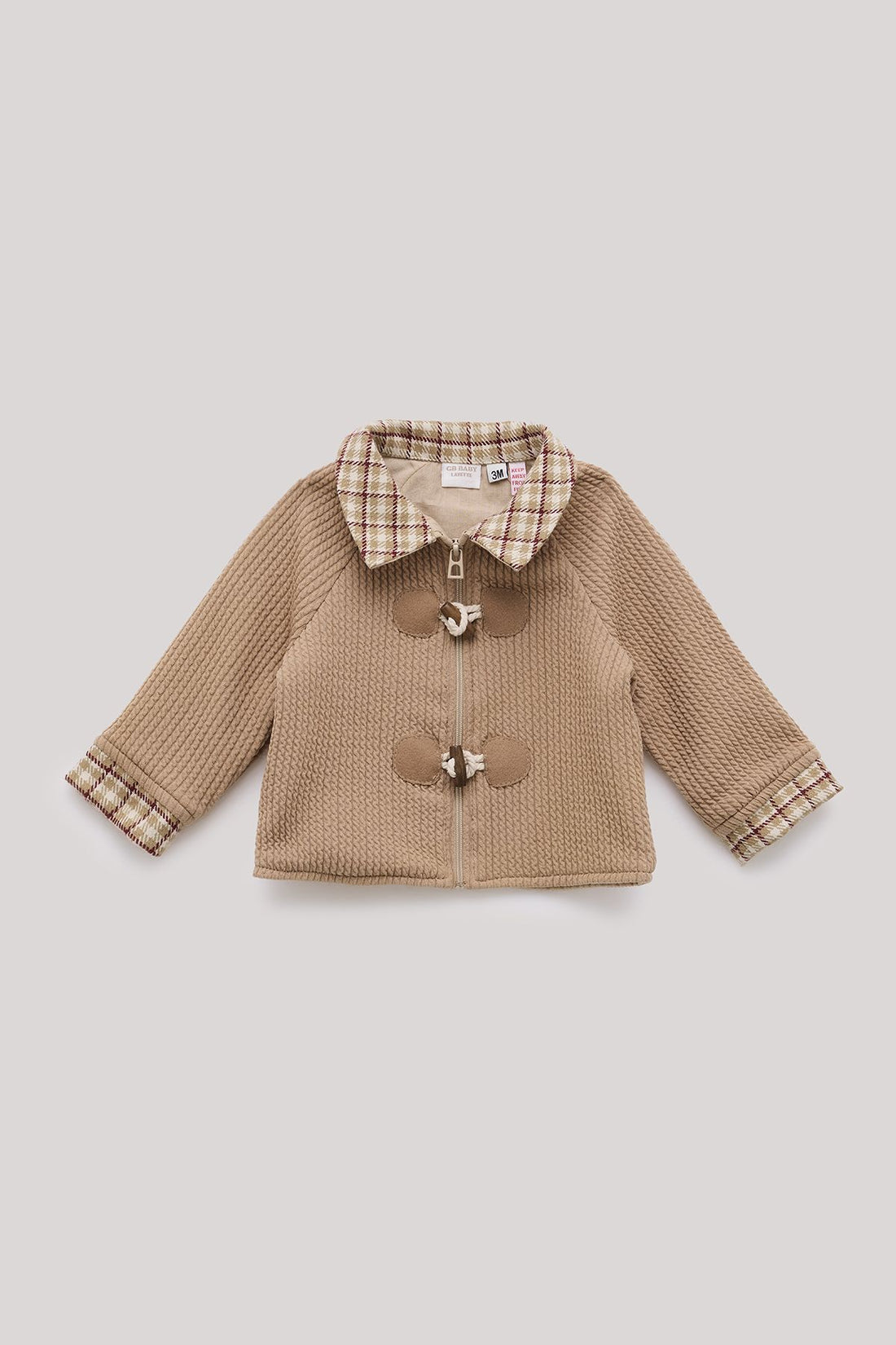 Baby Boy Beige Tracksuit Top - BgStore