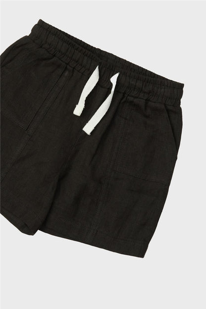 Baby Boy Black Shorts - BgStore