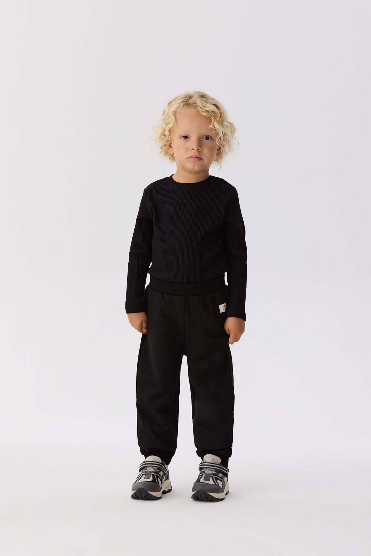 Baby Boy Black Tracksuit Bottom - BgStore