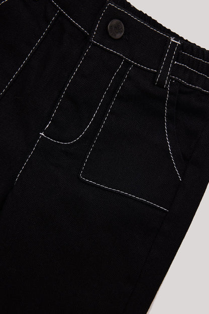 Baby Boy Black Trousers - BgStore