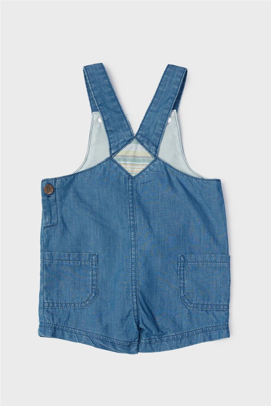 Baby Boy Blue Bib and Brace Overall - BgStore