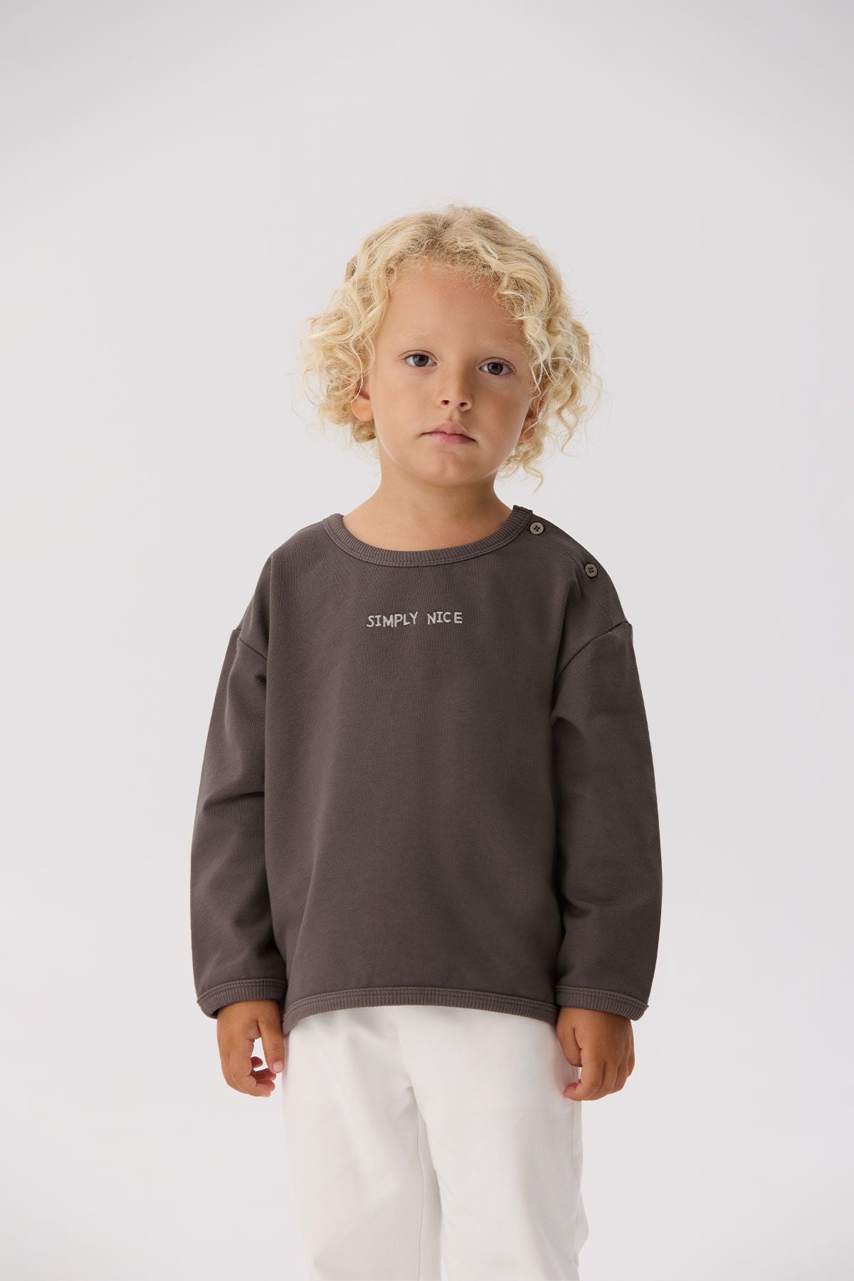 Baby Boy Brown Sweatshirt - BgStore