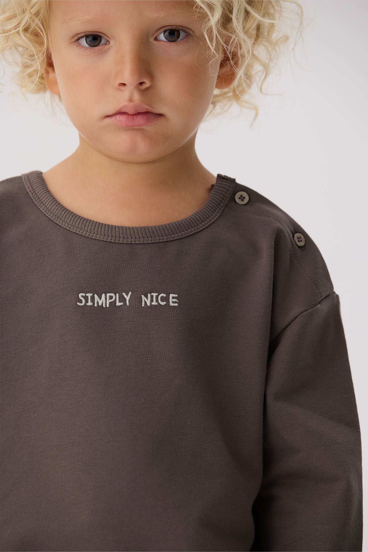 Baby Boy Brown Sweatshirt - BgStore