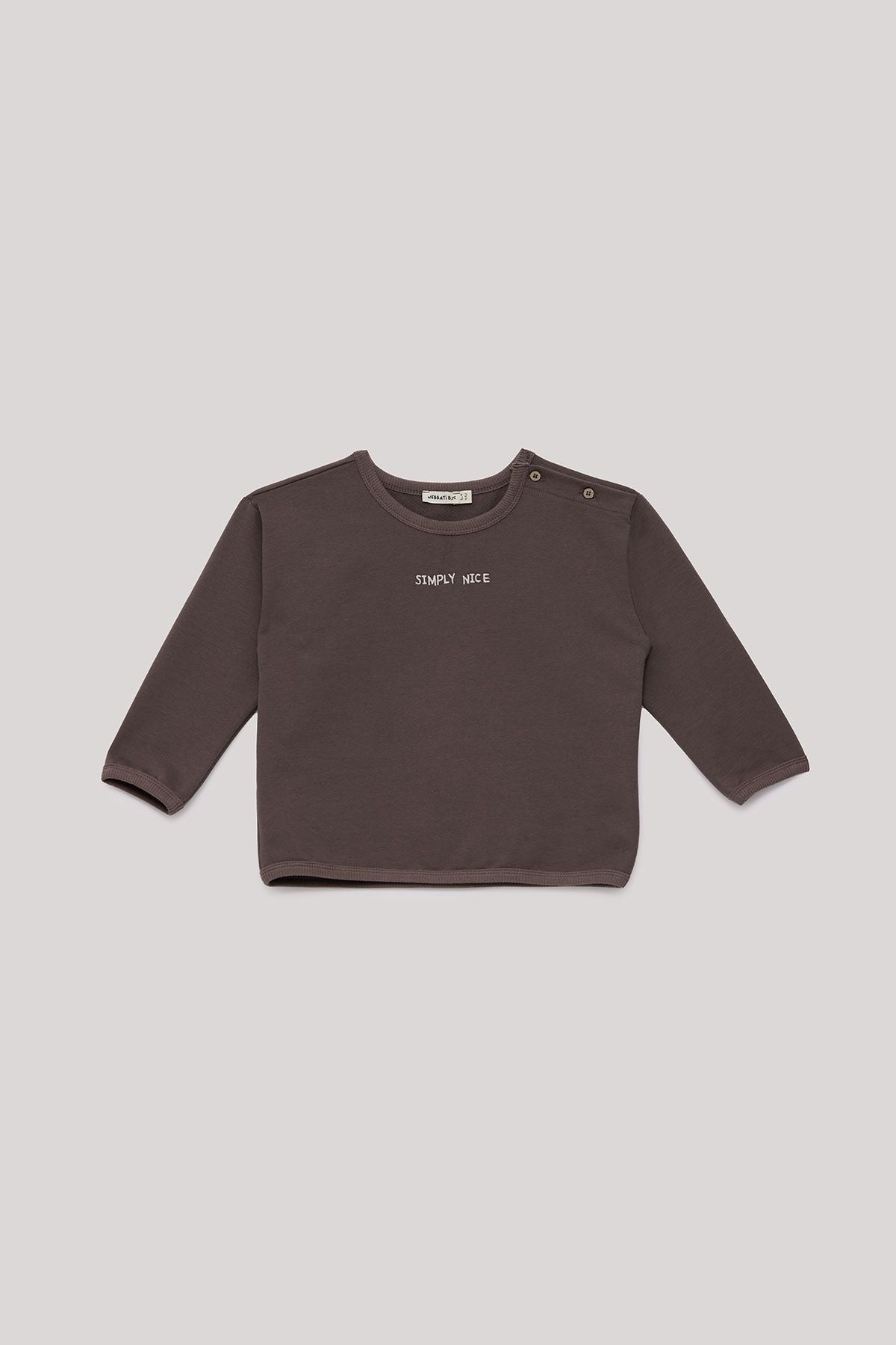 Baby Boy Brown Sweatshirt - BgStore