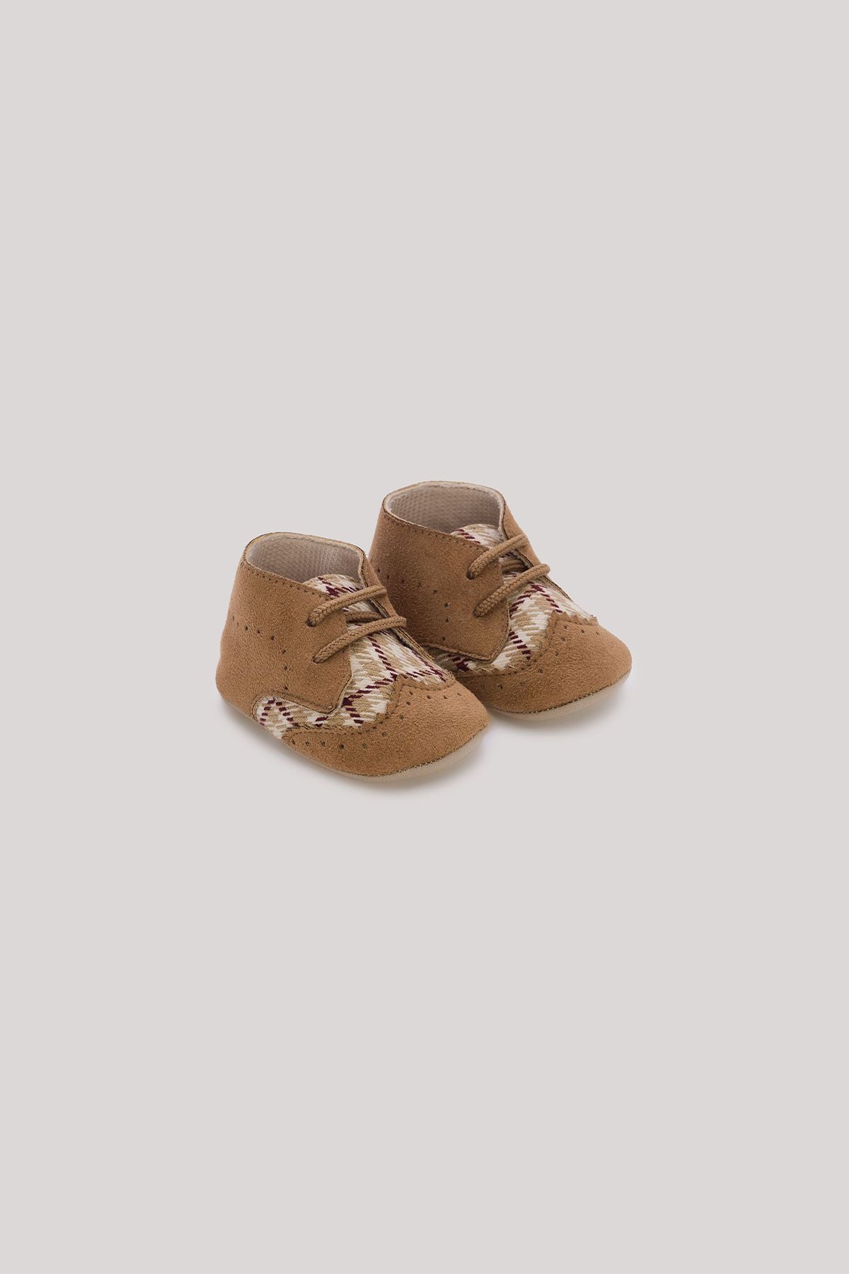 Baby Boy Brown Bootees - BgStore