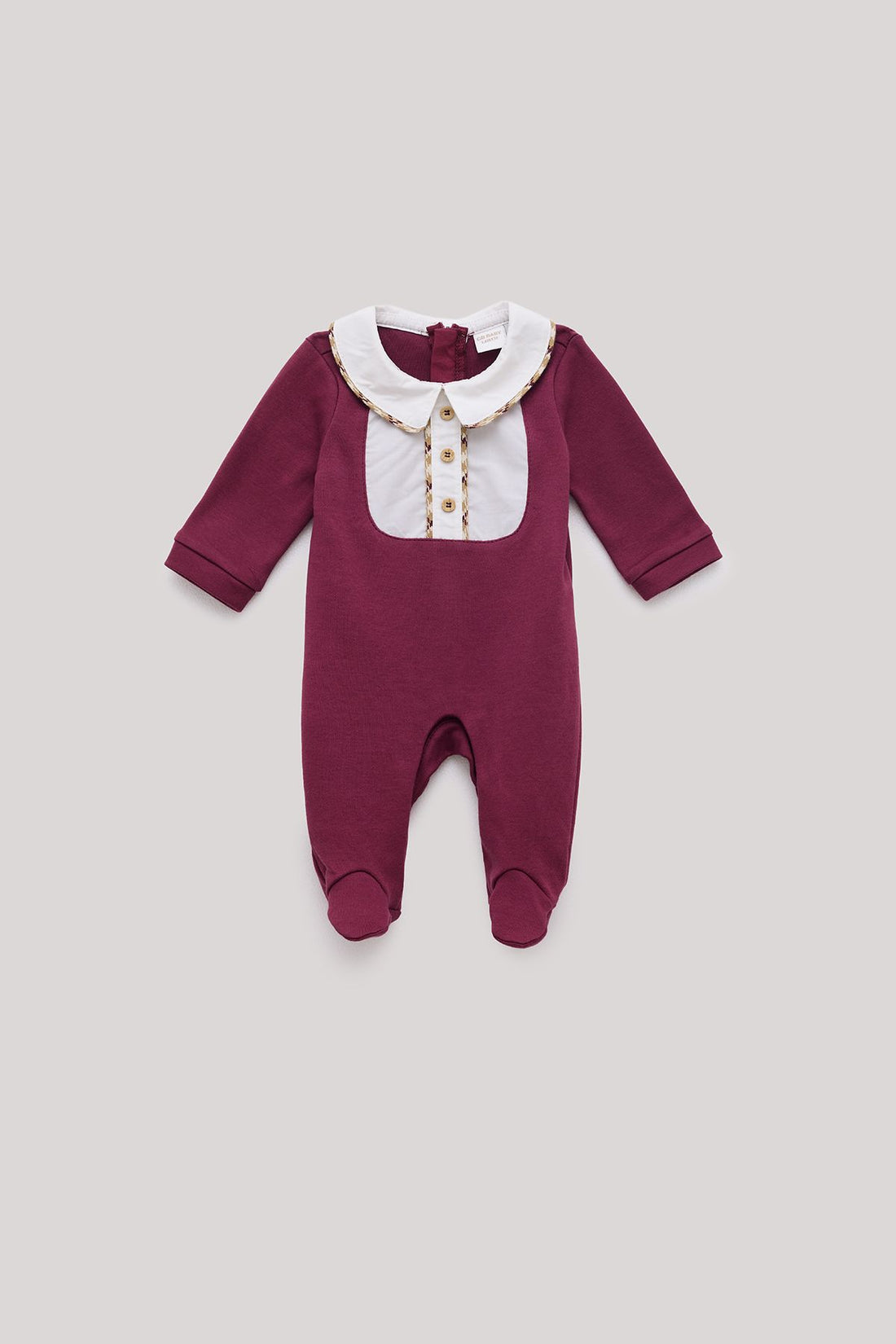 Baby Boy Claret Red Overall - BgStore