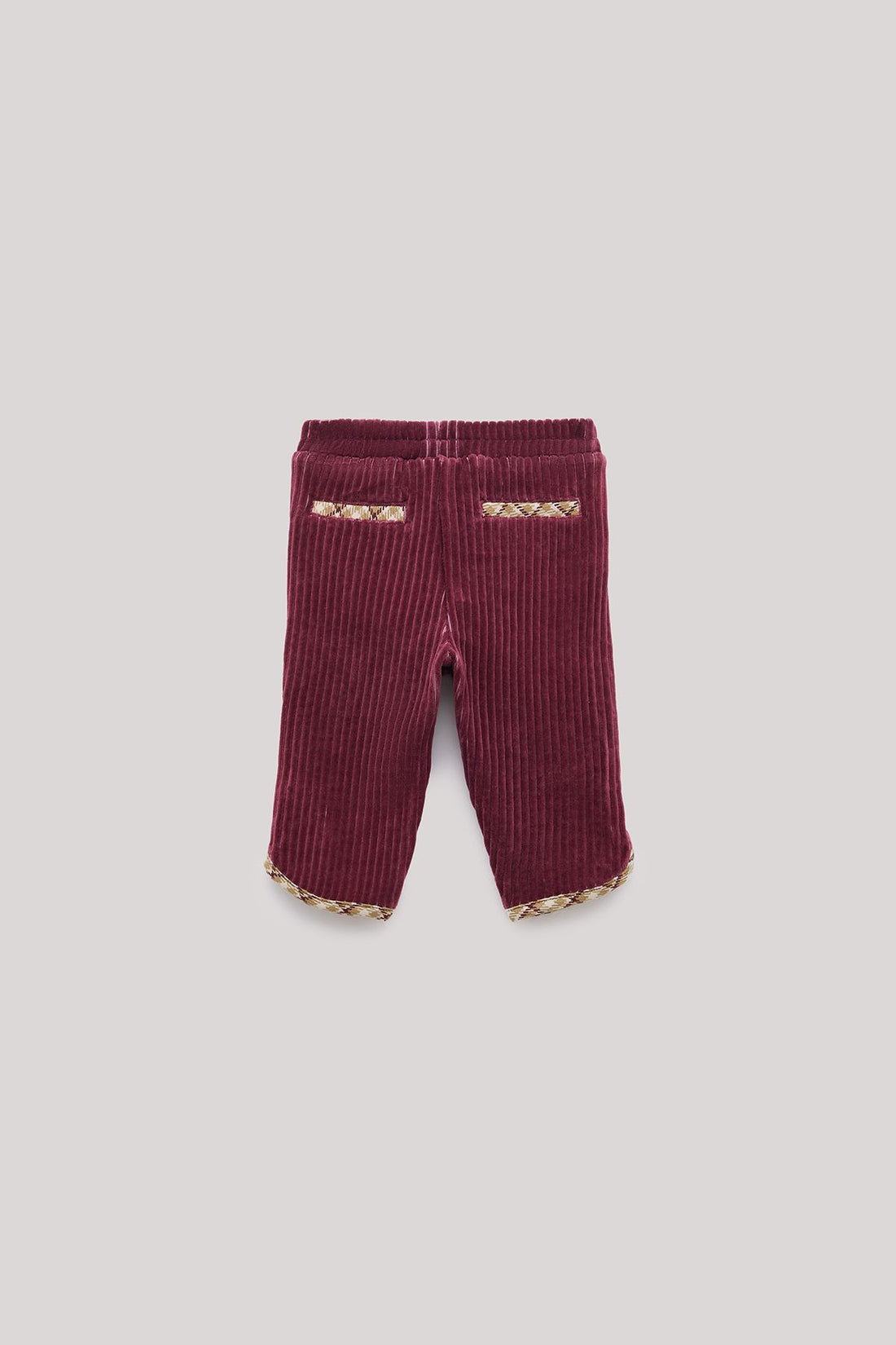 Baby Boy Claret Red Trousers - BgStore