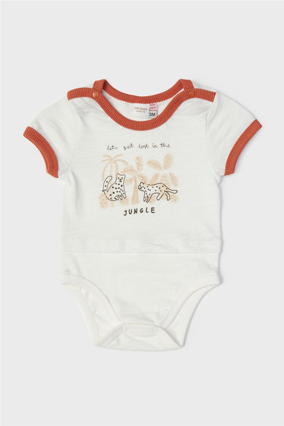 Baby Boy Ecru Body - BgStore