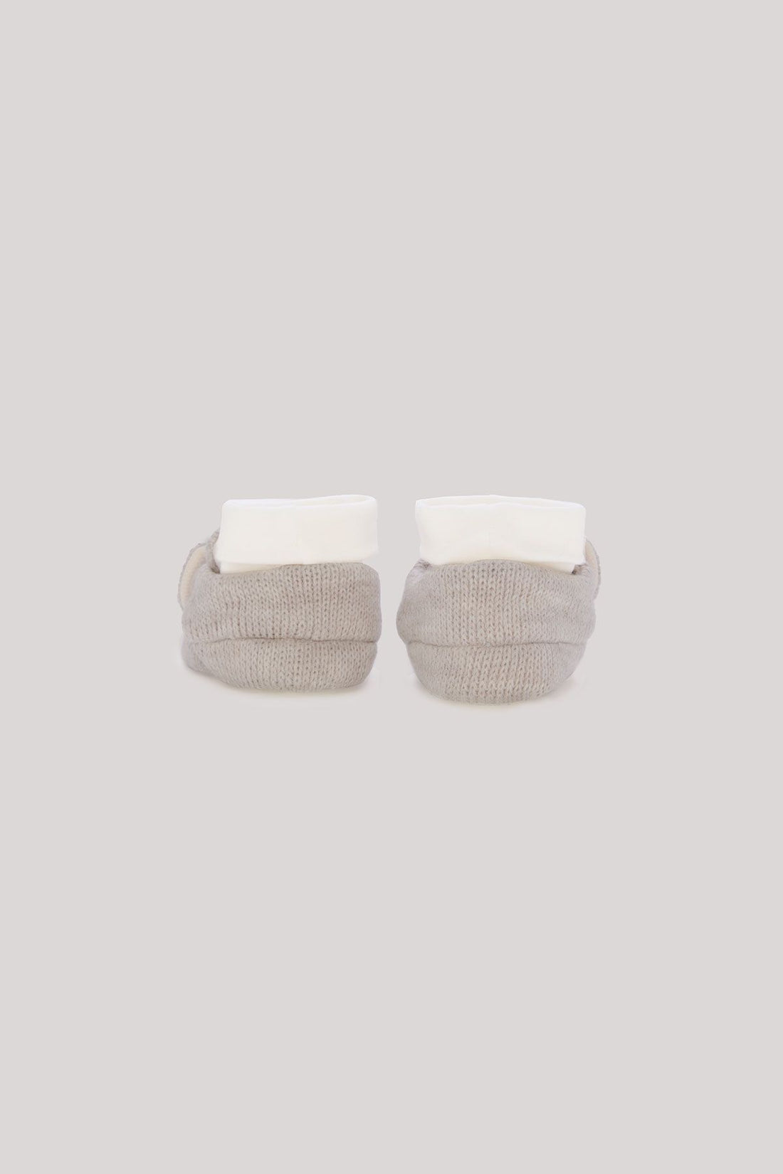 Baby Boy Ecru Bootees - BgStore