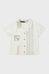 Baby Boy Ecru Shirt - BgStore