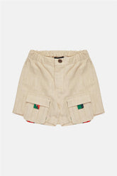 Baby Boy Ecru Shorts - BgStore