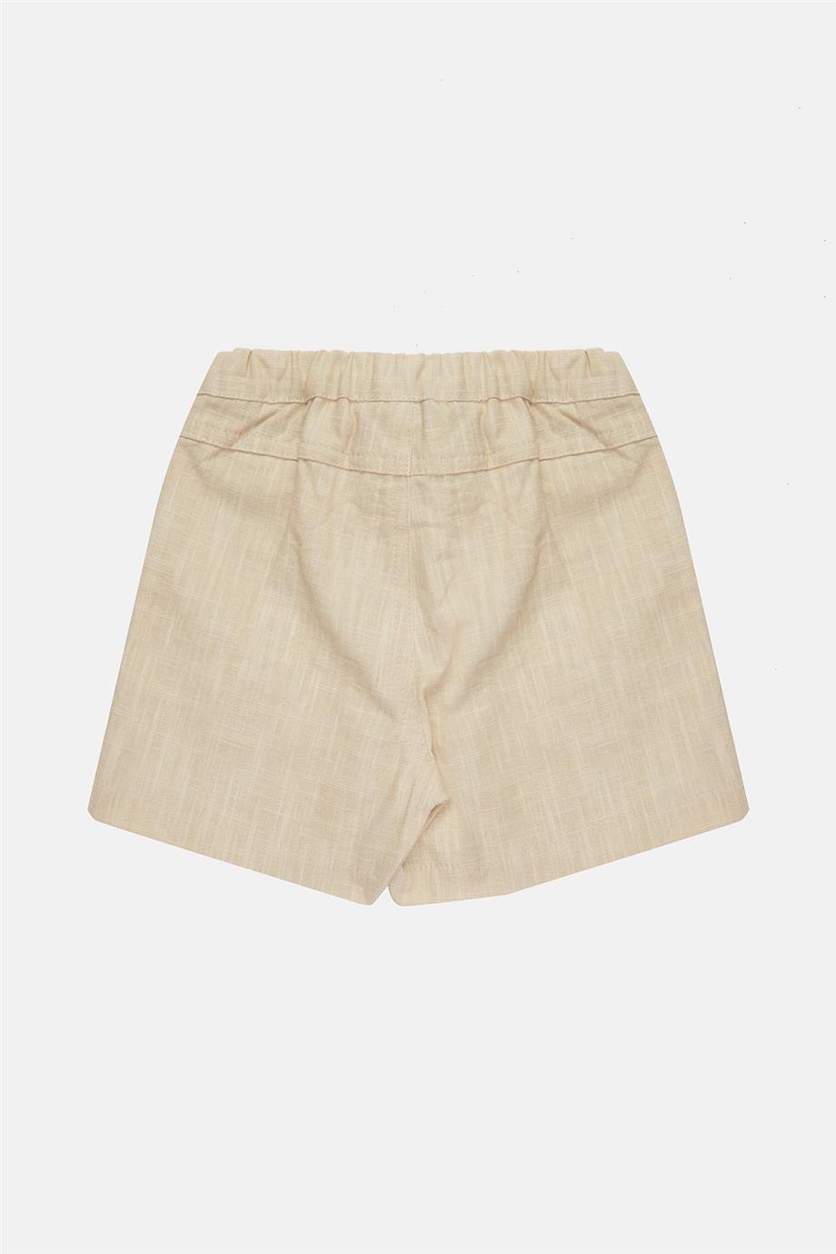 Baby Boy Ecru Shorts - BgStore