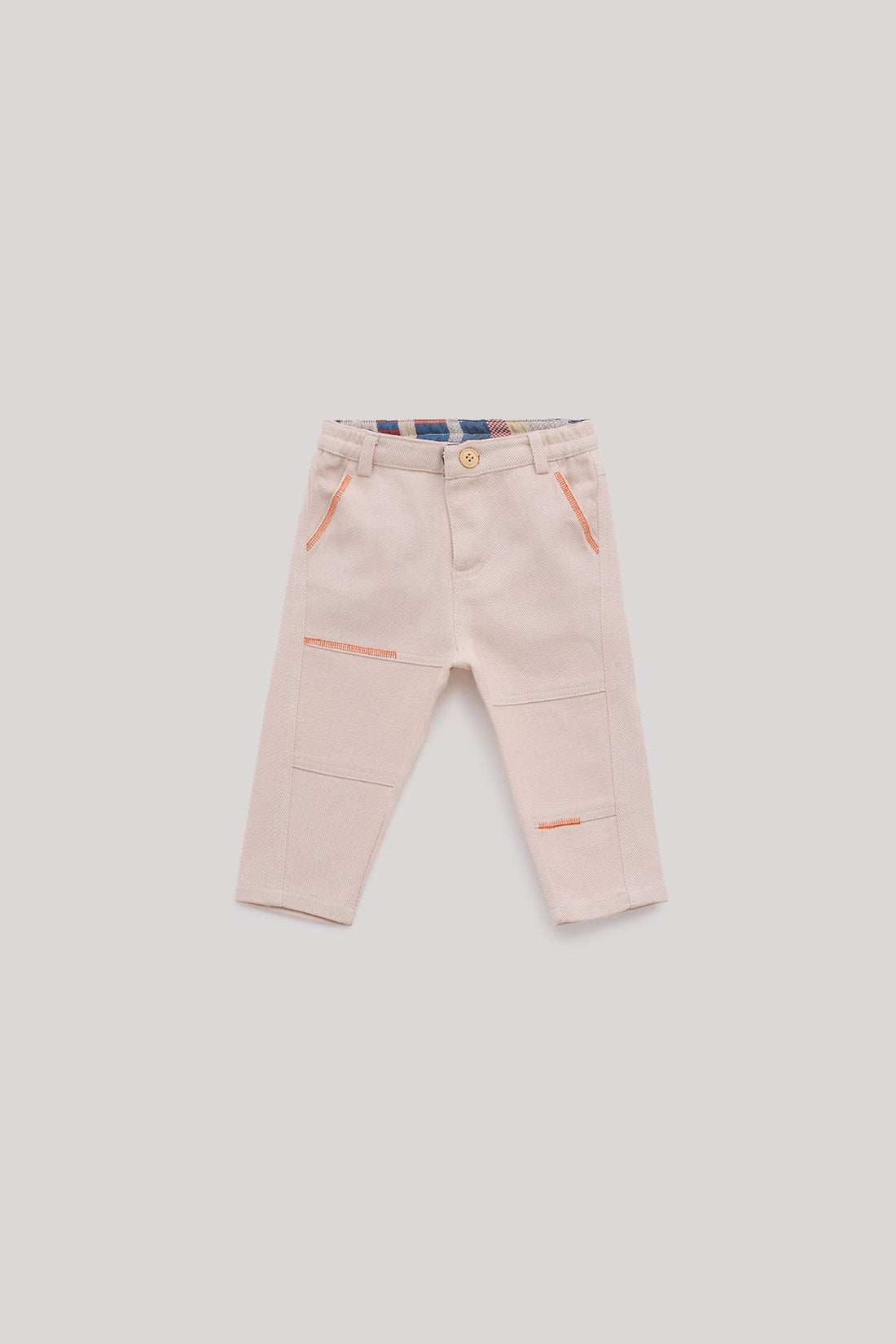 Baby Boy Ecru Trousers - BgStore