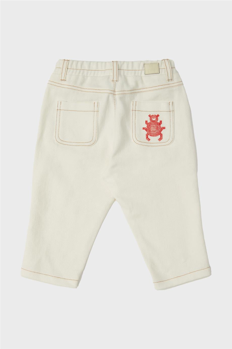 Baby Boy Ecru Trousers - BgStore