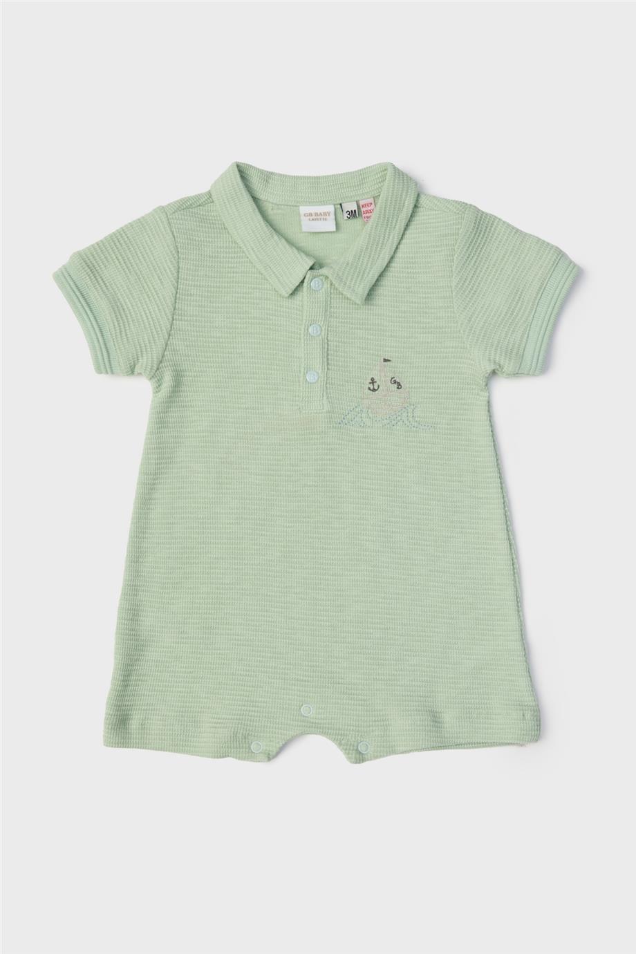 Baby Boy Green Overall - BgStore