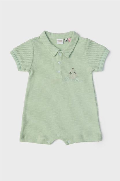 Baby Boy Green Overall - BgStore