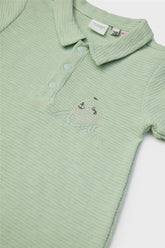 Baby Boy Green Overall - BgStore