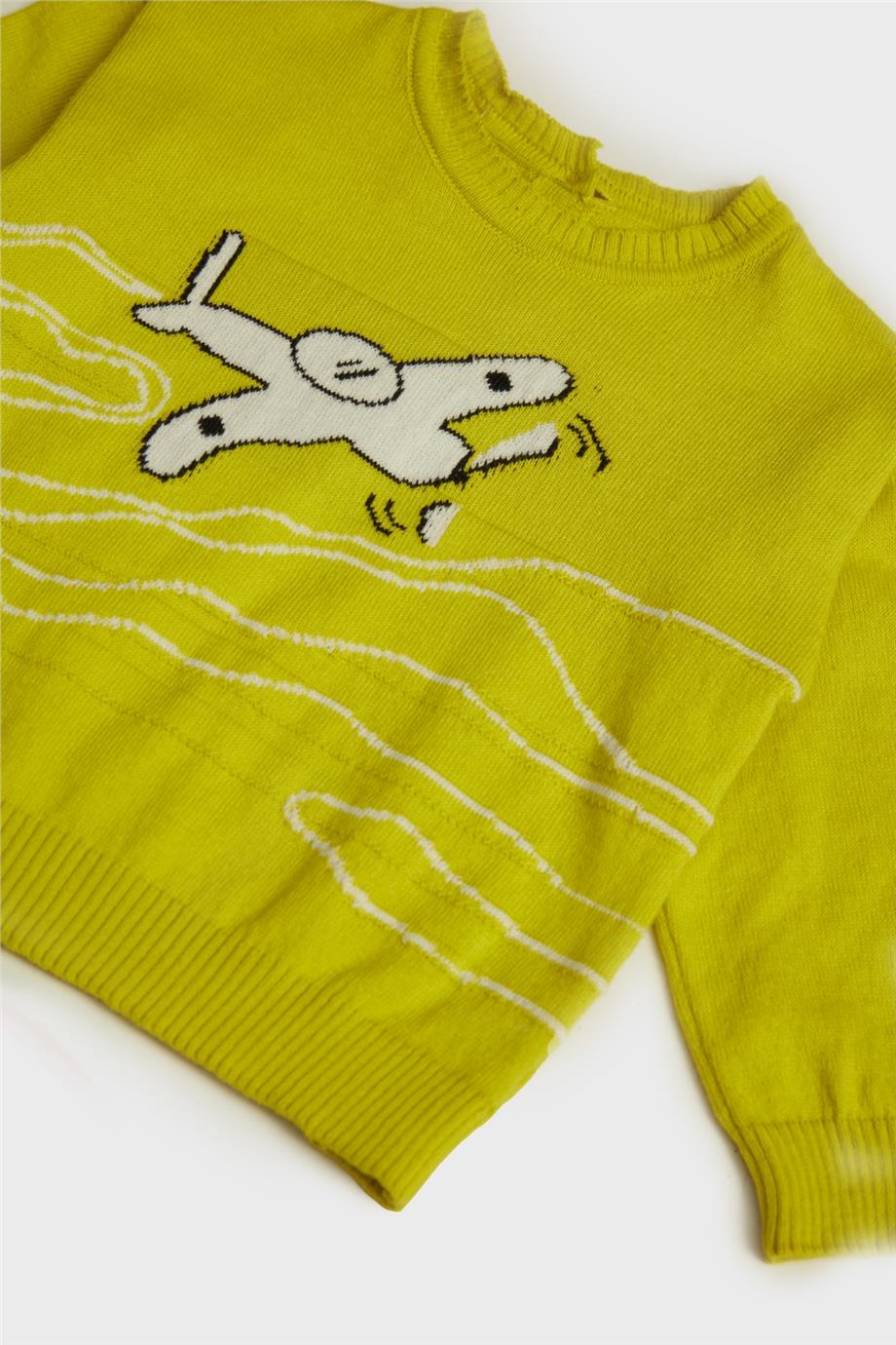 Baby Boy Green Sweater - BgStore