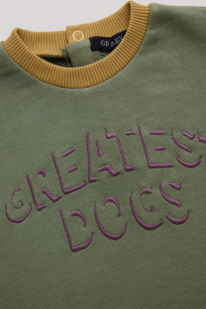 Baby Boy Green Sweatshirt - BgStore