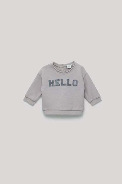 Baby Boy Grey Sweatshirt - BgStore