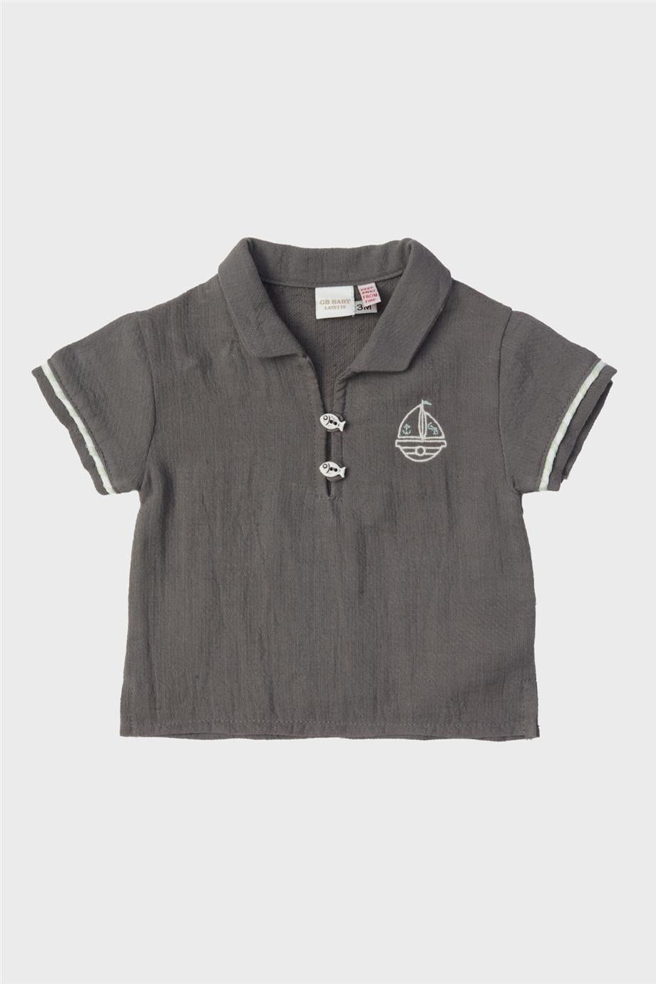 Baby Boy Grey T-Shirt - BgStore