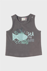 Baby Boy Grey Undershirt - BgStore