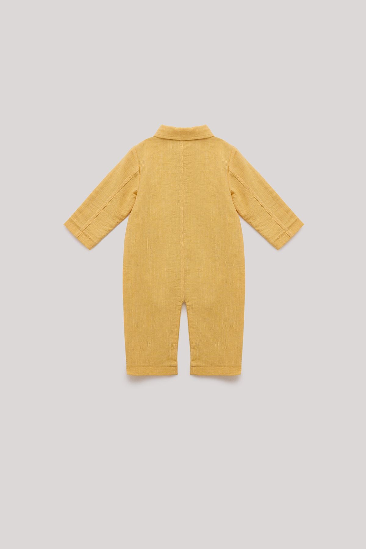 Baby Boy Mustard Overall - BgStore