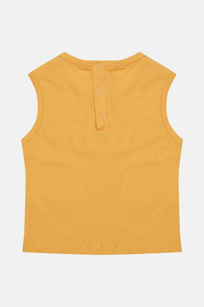 Baby Boy Mustard Undershirt - BgStore