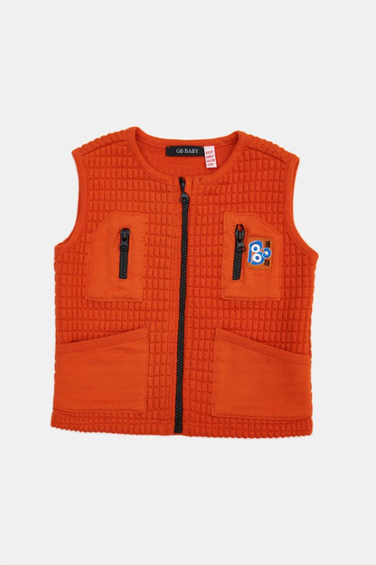 Baby Boy Orange Vest - BgStore