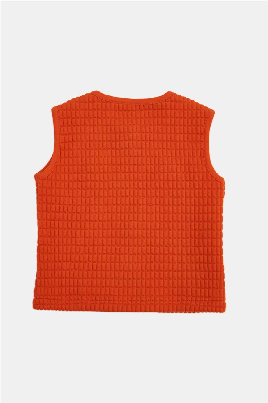 Baby Boy Orange Vest - BgStore