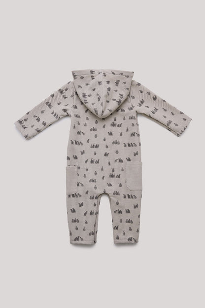 Baby Boy Patterned Overall - BgStore