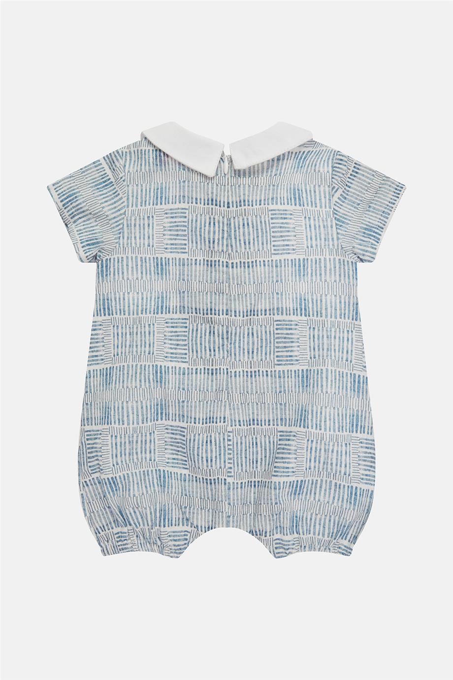 Baby Boy Patterned Overall - BgStore