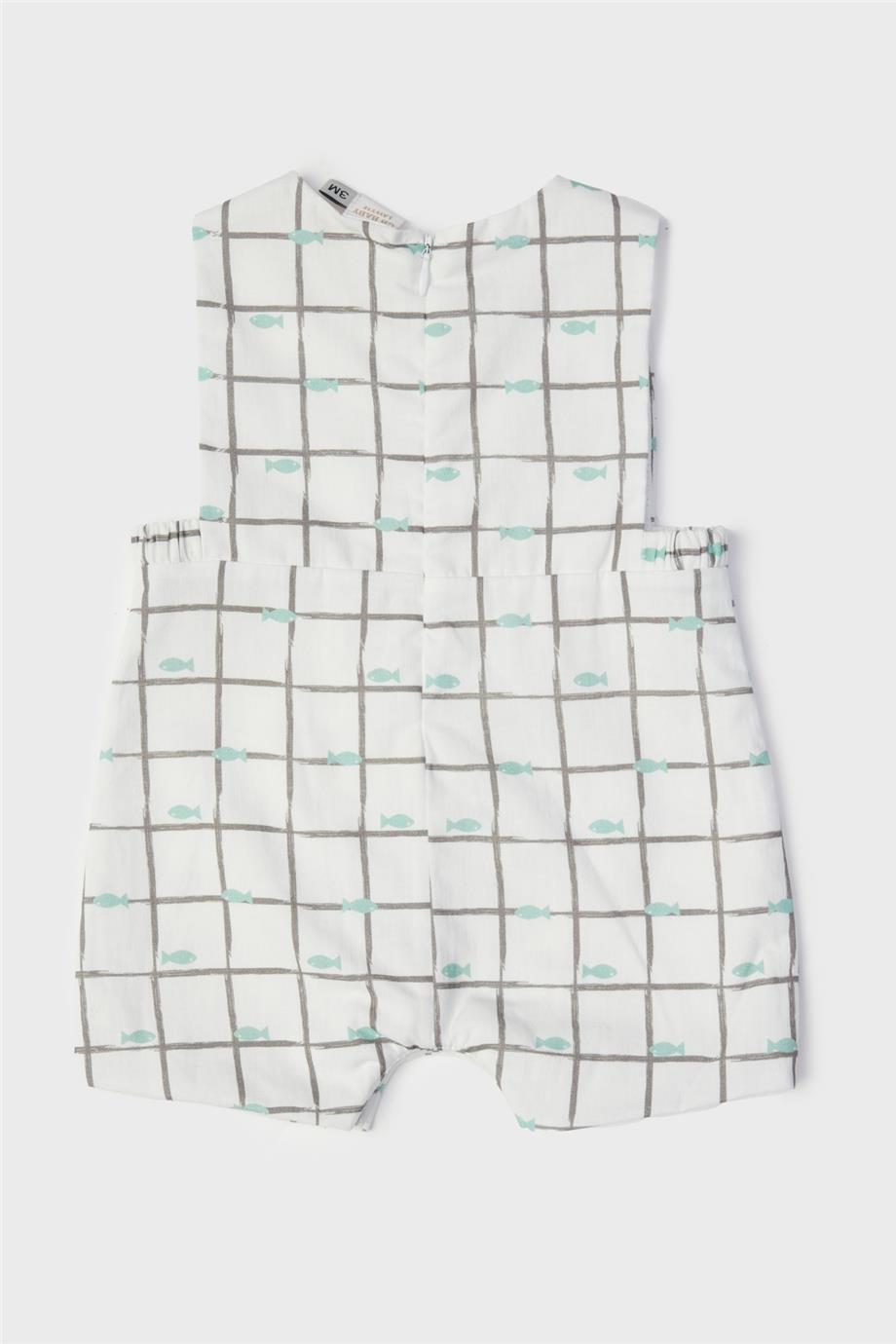 Baby Boy Patterned Overall - BgStore