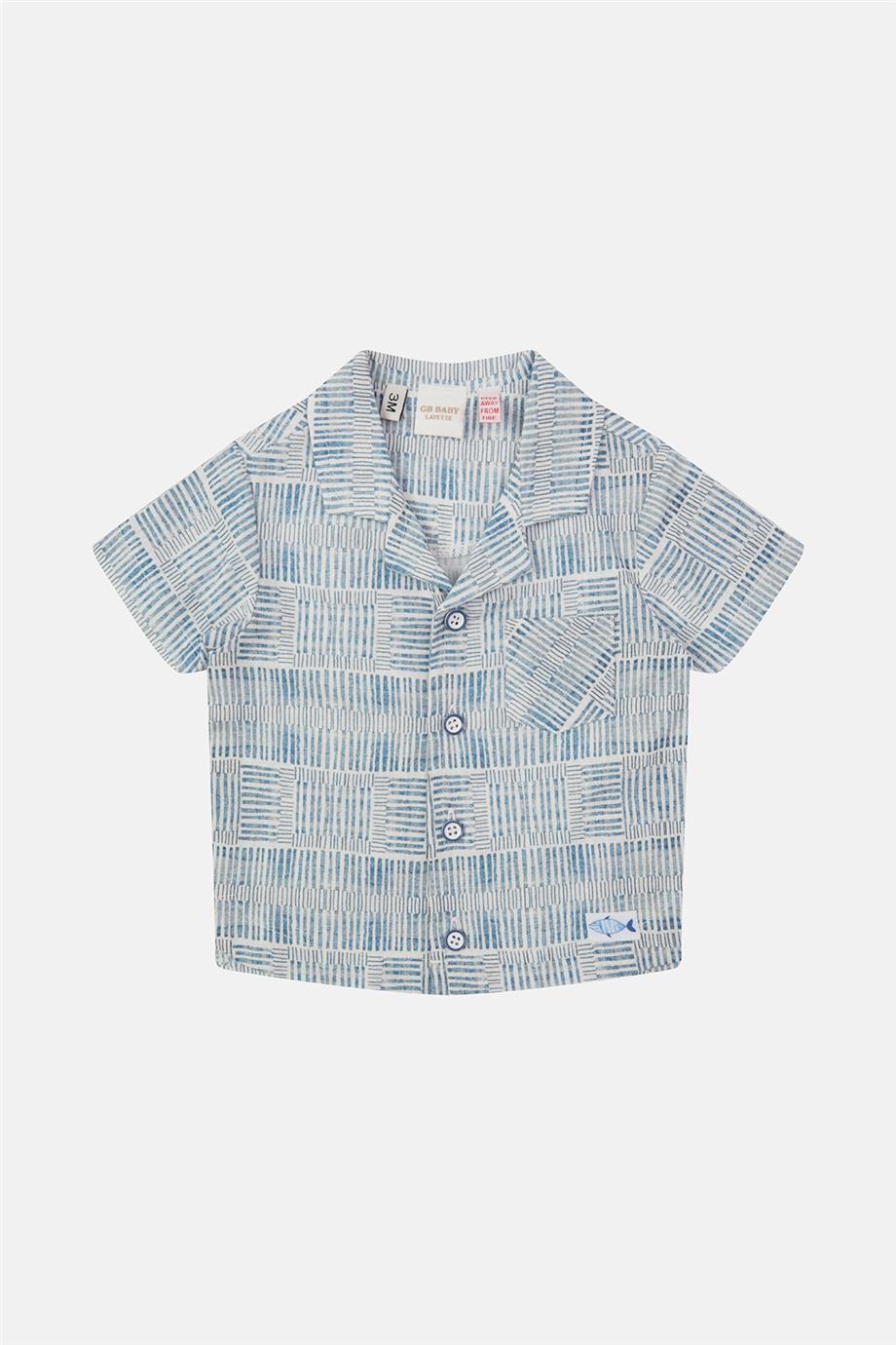 Baby Boy Patterned Shirt - BgStore