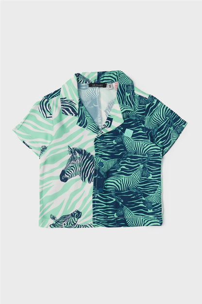 Baby Boy Patterned Shirt - BgStore