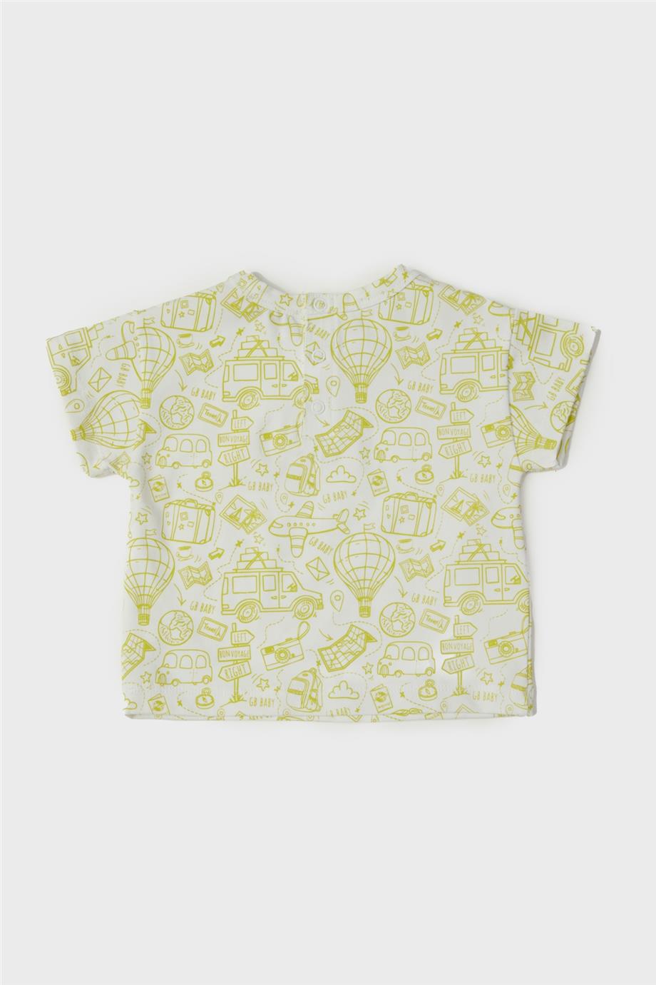 Baby Boy Patterned T-Shirt - BgStore