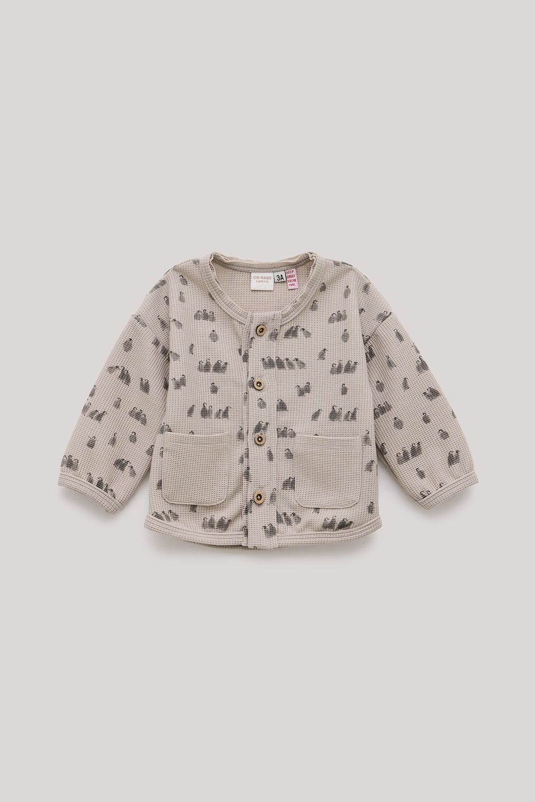 Baby Boy Patterned Tracksuit Top - BgStore