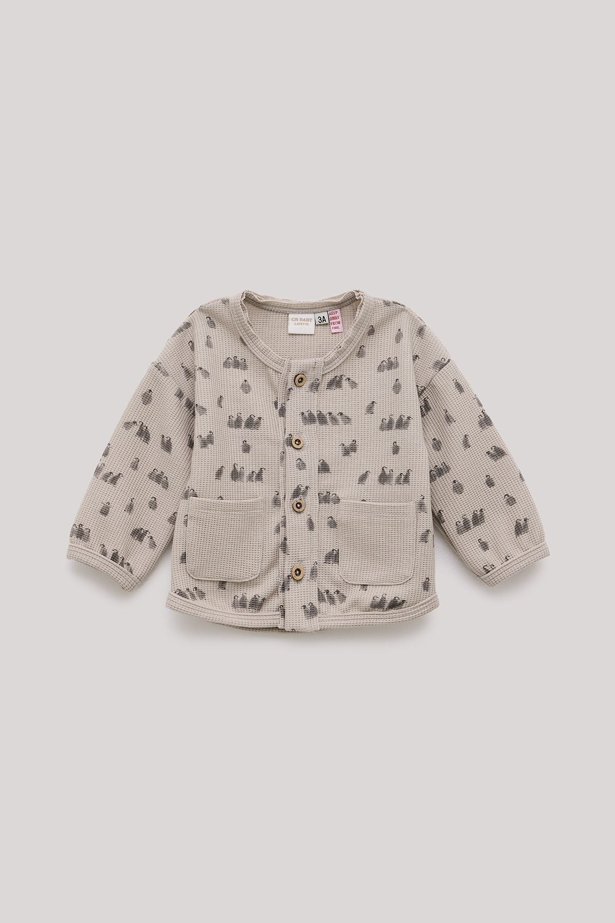 Baby Boy Patterned Tracksuit Top - BgStore