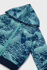 Baby Boy Patterned Tracksuit Top - BgStore