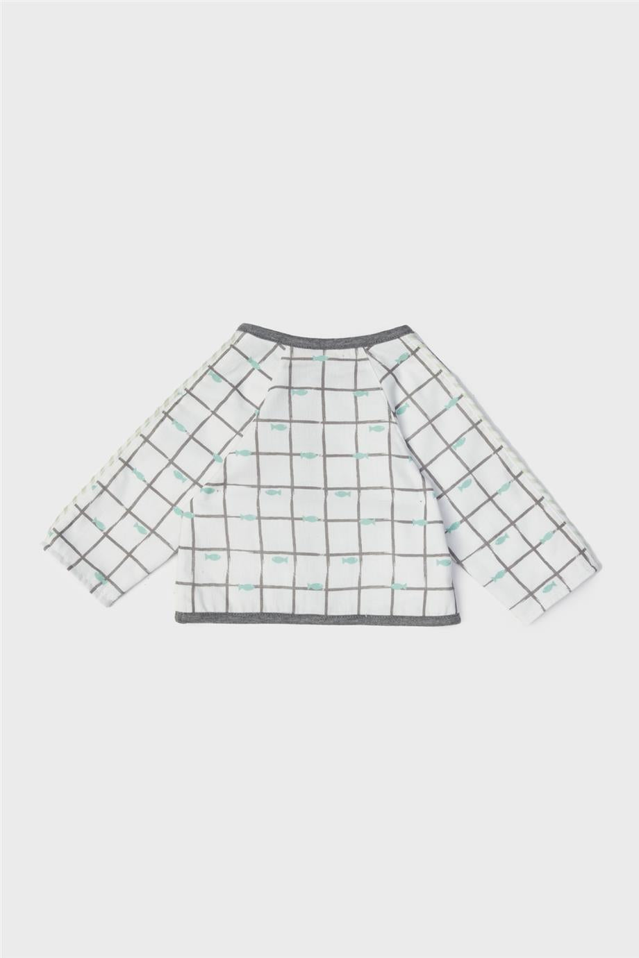 Baby Boy Patterned Tracksuit Top - BgStore