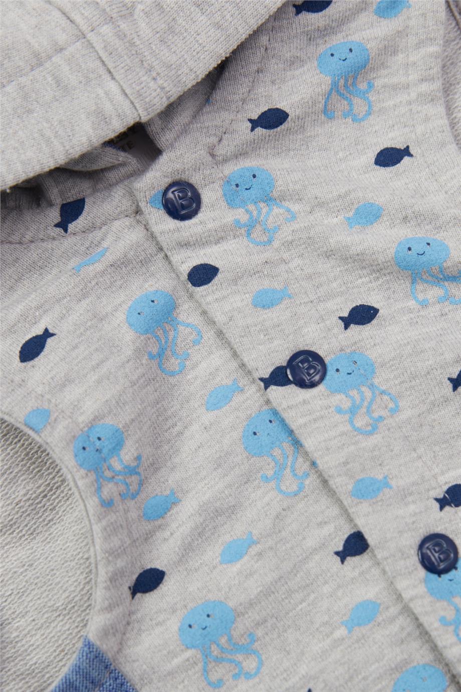 Baby Boy Patterned Vest - BgStore