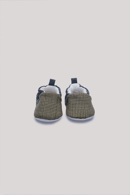 Baby Boy Plaid Bootees - BgStore