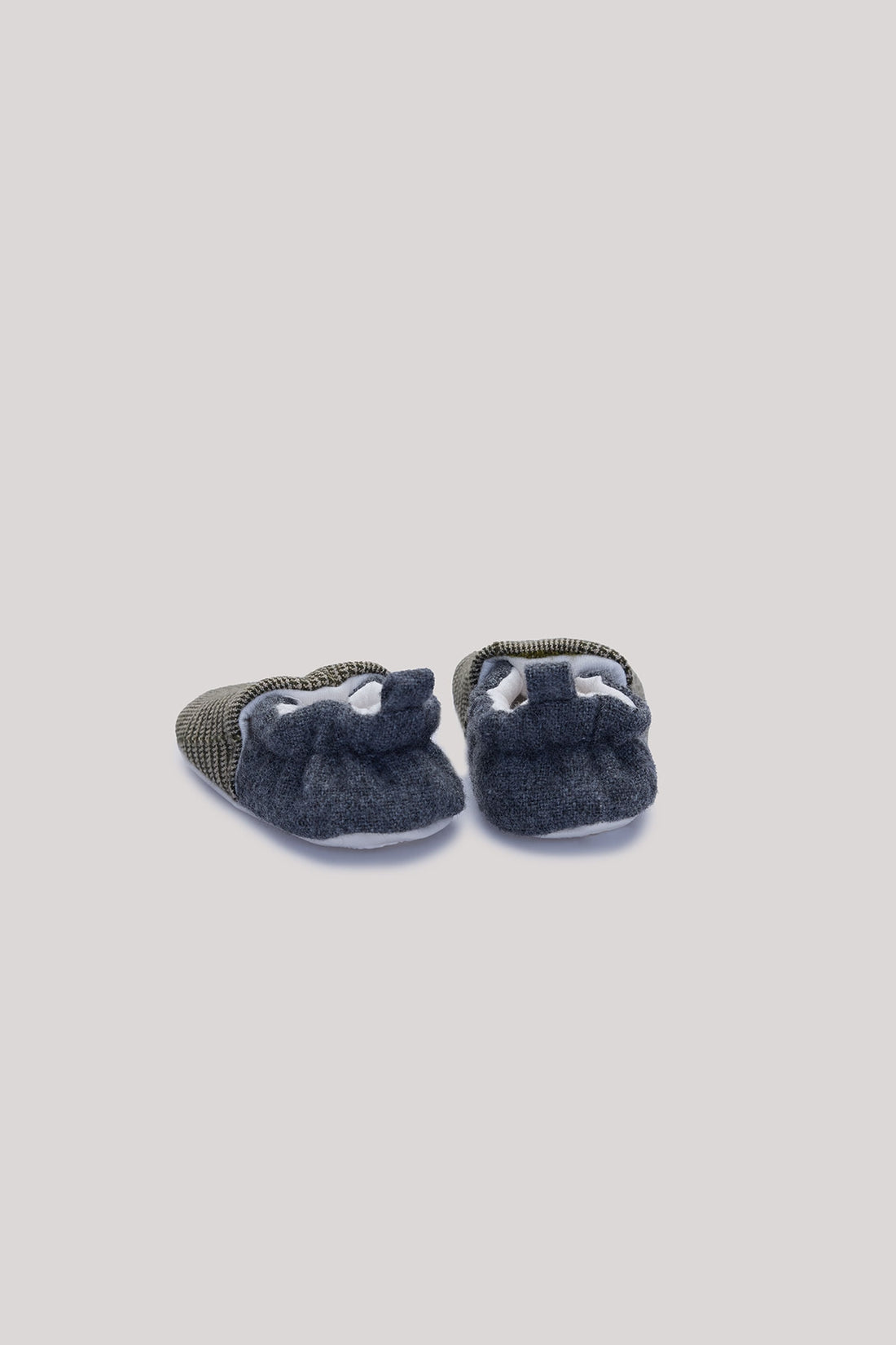 Baby Boy Plaid Bootees - BgStore