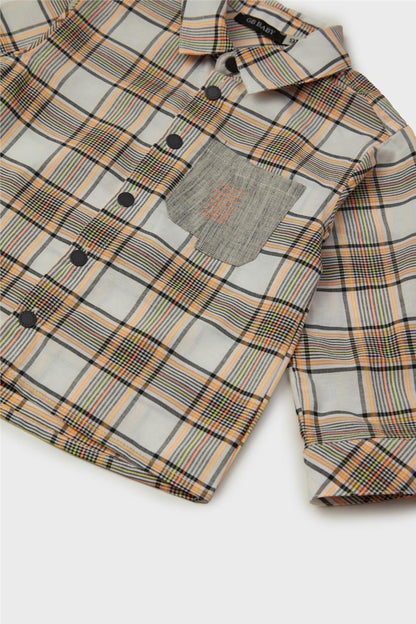 Baby Boy Plaid Shirt - BgStore