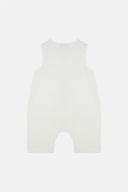 Baby Boy White Overall - BgStore